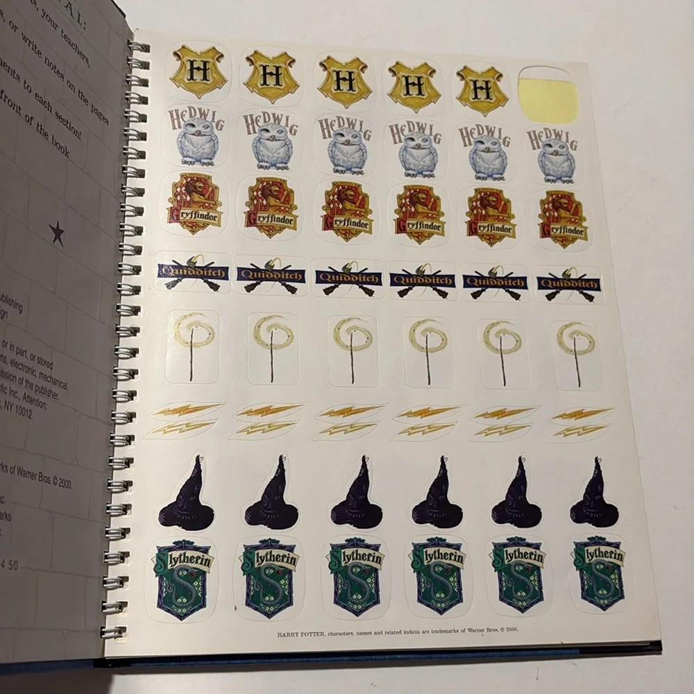 Scholastic Blue and Black Harry Potter Hogwarts Journal